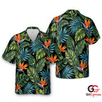 Tropical Floral Hawaiian Shirt For Men Perfect Summer Vacations Beach Attire