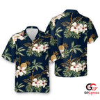 Tropical Floral Hawaiian Shirt For Unisex Summer Beach Vacation Getaways