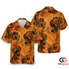 Tropical Floral Hawaiian Shirt Summer Beach Wear Unisex Vacation Apparel