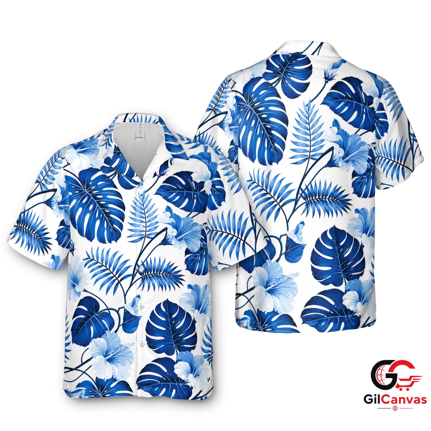 Tropical Floral Hawaiian Shirt Summer Style Unisex Vacation Beachwear Vibe