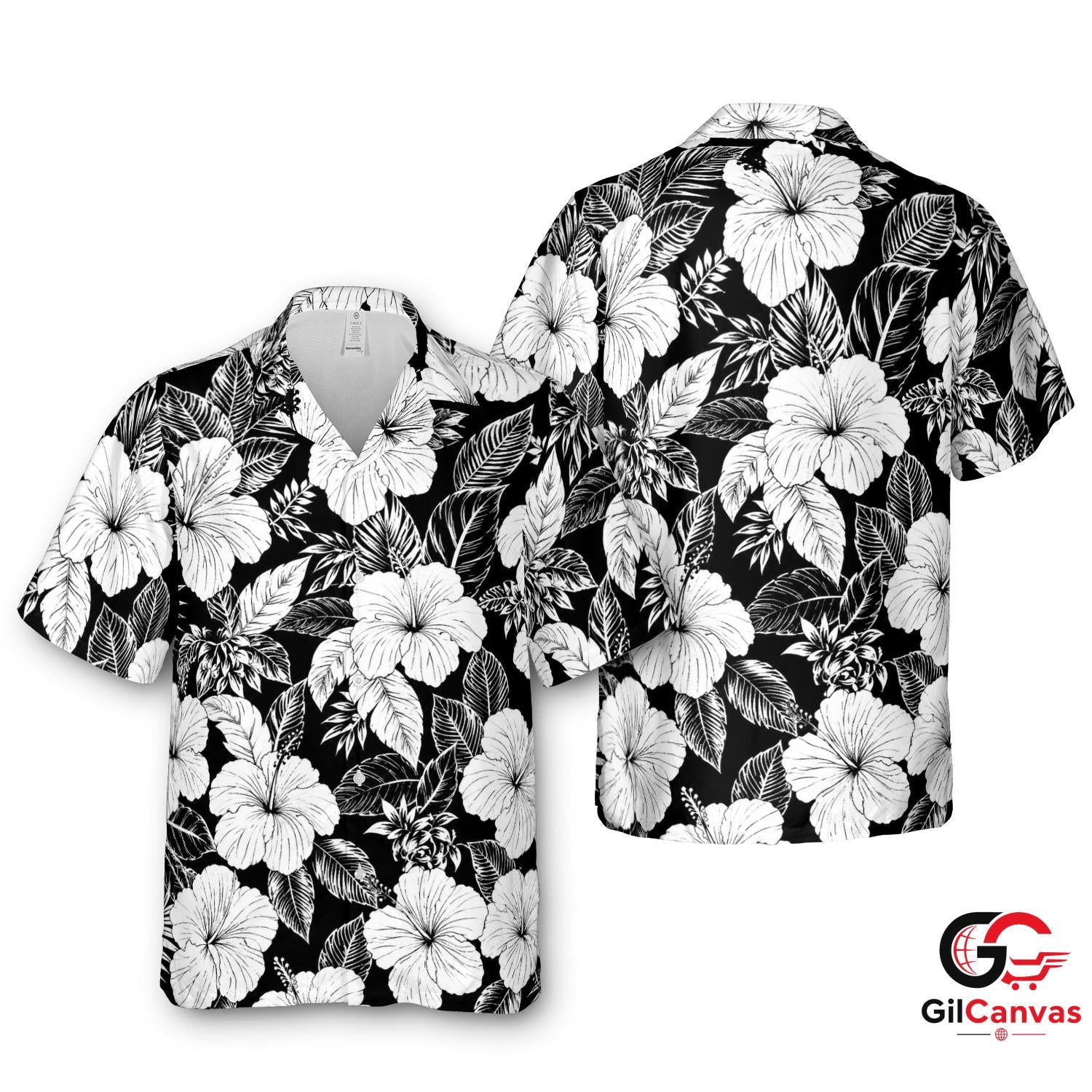 Tropical Hibiscus Hawaiian Tee For Unisex Summer Vacations Beachwear Apparel