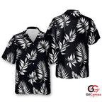 Tropical Leaf Hawaiian Shirt For Summer Vacation Unisex Beachwear Prints