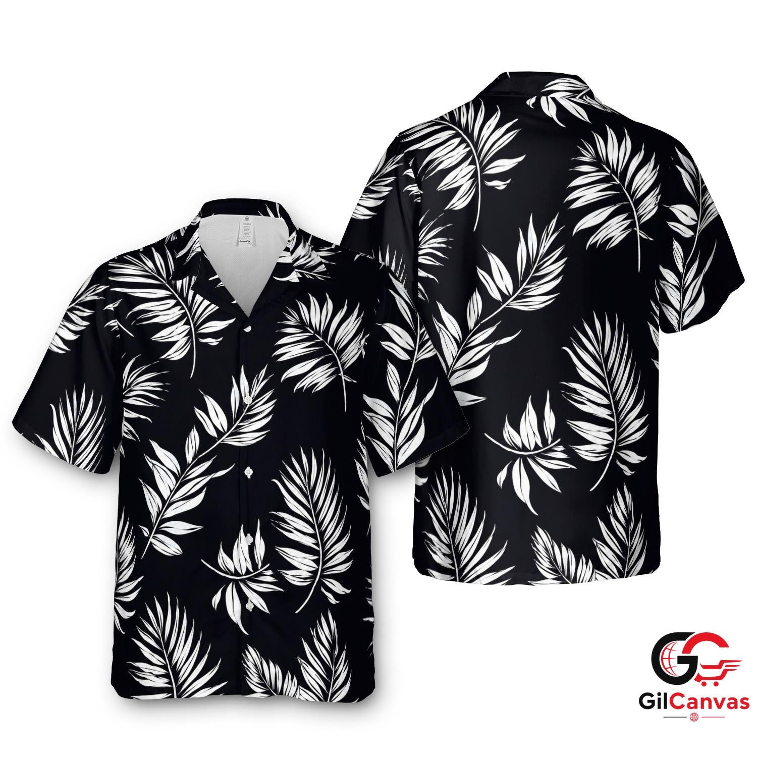 Tropical Leaf Hawaiian Shirt For Summer Vacation Unisex Beachwear Prints