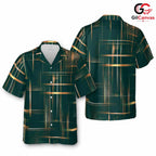 Tropical Print Hawaiian Shirt, Stylish Men Casual Wear for Summer Parties