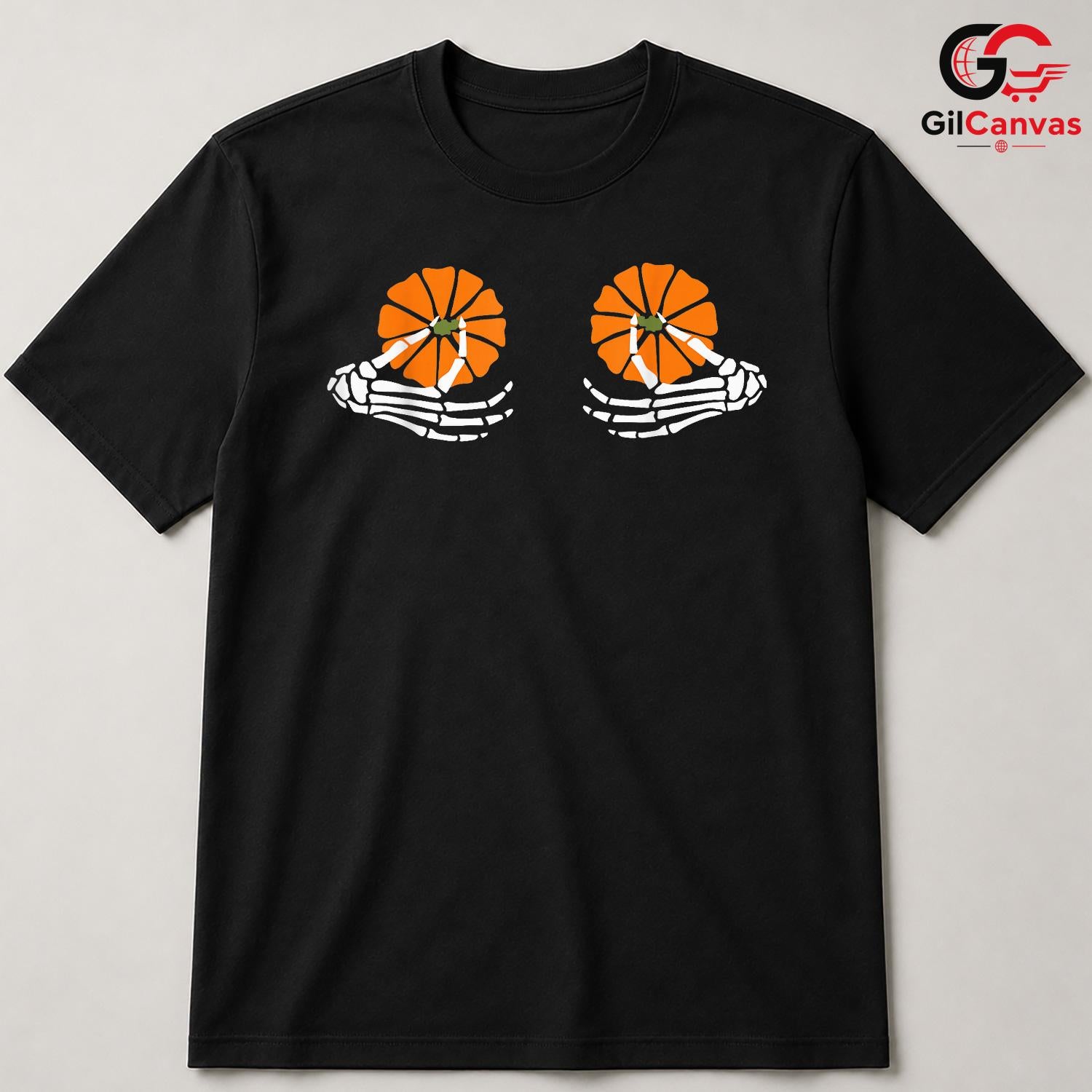 Unique Skeleton Hands Tee Shirt Unisex Spooky Halloween Party Gift For Teens
