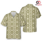 Vintage Bohemian Hawaiian Shirt, Cool Unisex Patterns For Summer Beach Parties