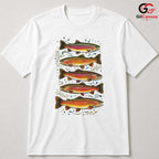 Vintage Eco Friendly Fish T-Shirt Nature Summer Adventure Unisex Apparel