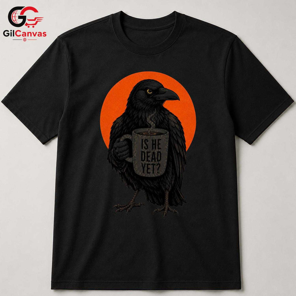 Vintage Halloween Raven Tee Quirky Gift Design Perfect For Men Women Apparel
