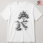 Vintage Nature Scene Tee Shirt Outdoor Lover Soft Cotton Unisex Graphic Tee