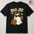 Women Boo Jee Ghost Tee Shirt Unisex Perfect Spooky Fall Event Gift For Her
