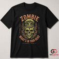 Zombie Brain Skull Tree Shirt Macabre Gothic Horror Unisex Dark Grunge Apparel