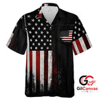 American Flag Hawaiian Shirt For Independence Day Unisex Patriotic Apparel