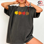 Autumn Leaves Celebrate Shirt Unisex Perfect Cozy Nature Lover Fall Season Gift