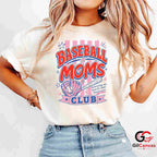Baseball Mom Game Day Tee Shirt Team Spirit Sportswear Unisex Graphic Apparel