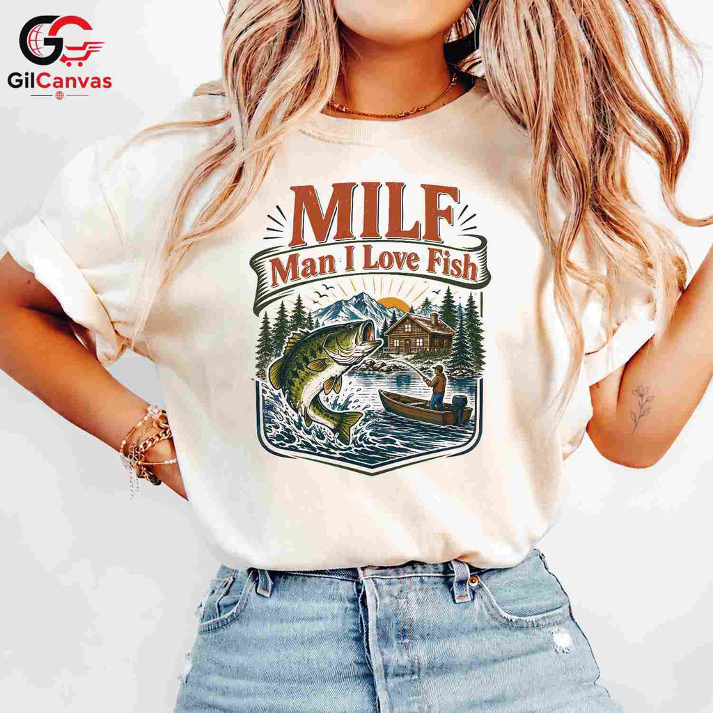 Bass Fishing Lover T-Shirt Men Women Fathers Day Perfect Angler Graphic Tee