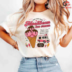 Best Ice Cream Cone T-Shirt Summer Fashion Kids Gift Unisex Graphic Apparel