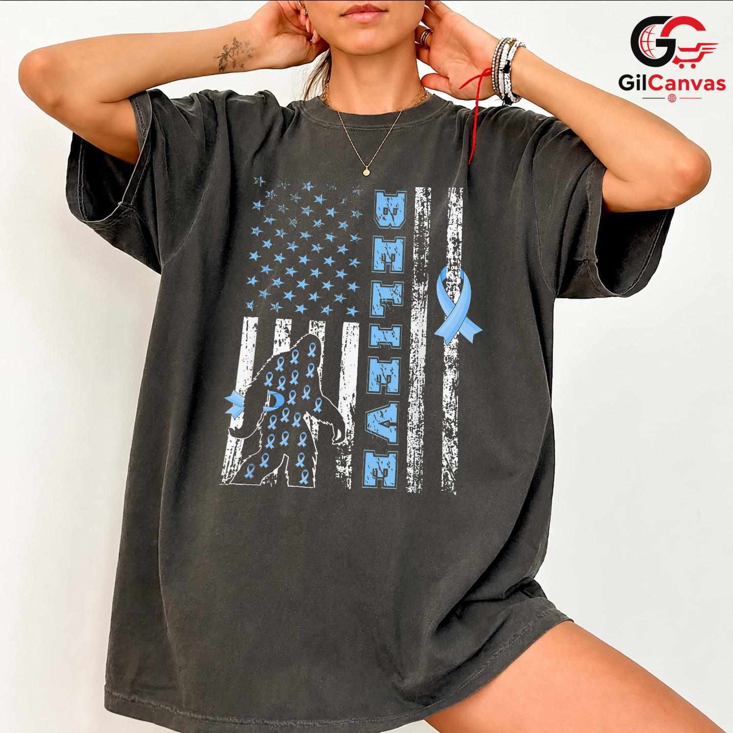 Blue Ribbon Believe Event Tee Unisex Cancer Awareness Supporter Gift Idea