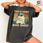 Boo Sheet Ghost Halloween T-Shirt Unisex Funny Spooky Season Gift For Adults