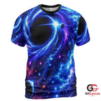 Bright Galaxy 3D T-Shirt, Stunning Unisex Space Graphic Tee Gift For Astronomy