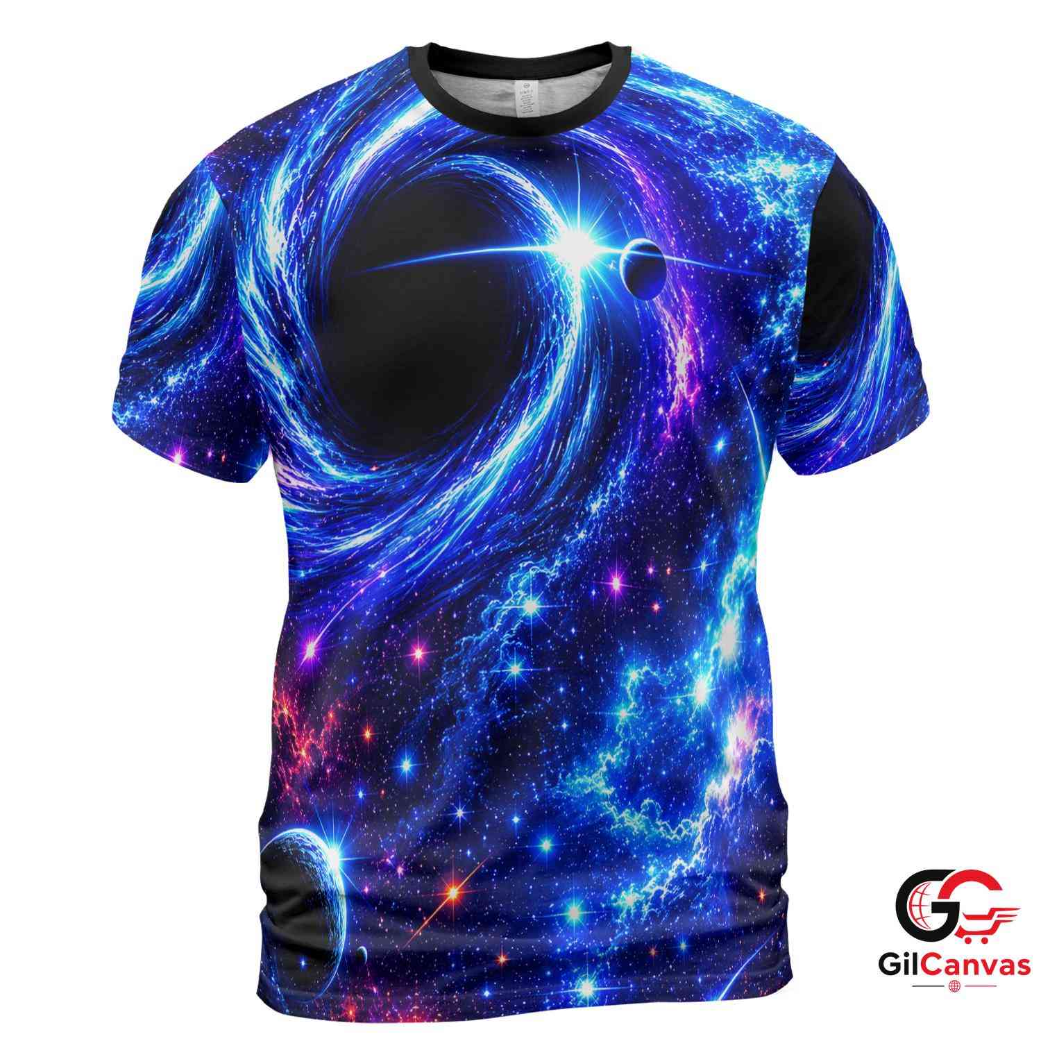 Bright Galaxy 3D T-Shirt, Stunning Unisex Space Graphic Tee Gift For Astronomy
