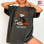 Cat Baker Foodie Spooky T-Shirt Unisex Fun Halloween Gift Idea For Cat Lovers