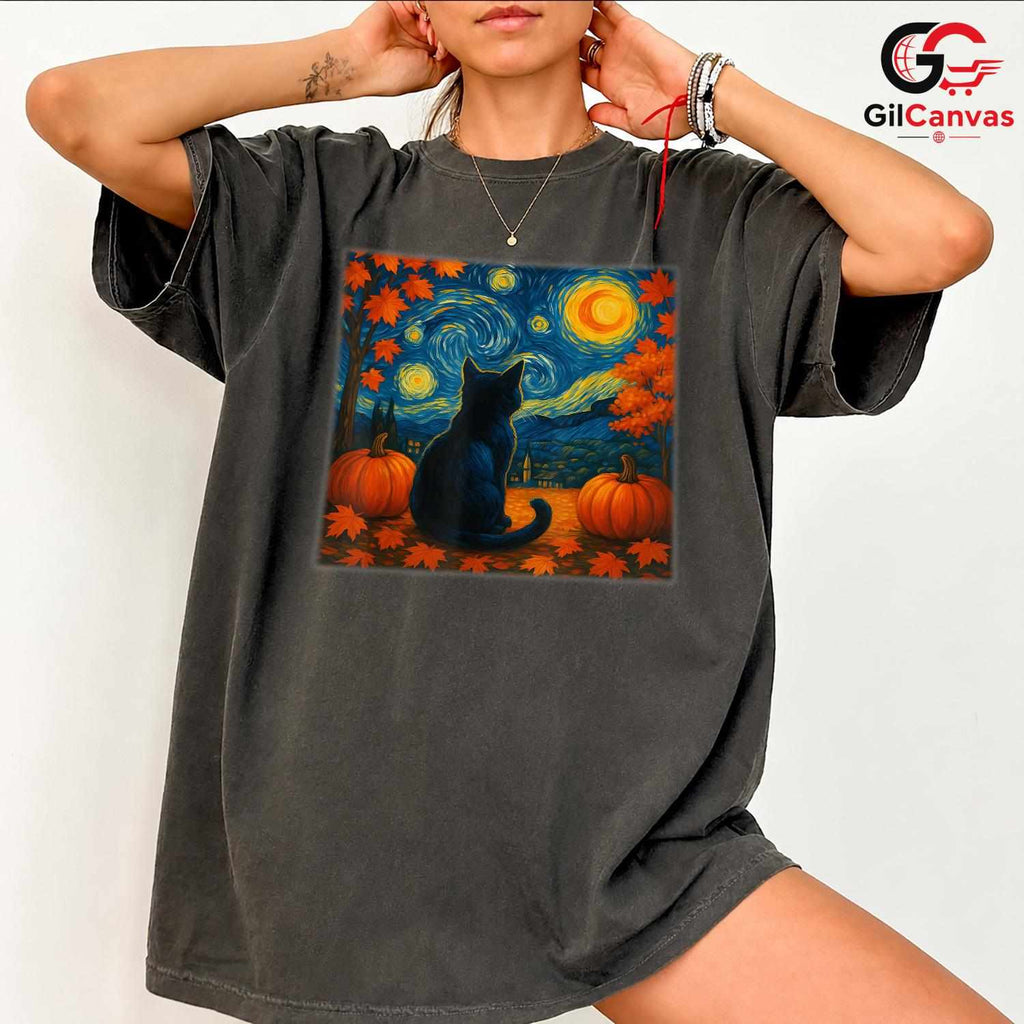 Cat Lover Autumn Season Shirt Unisex Perfect Pet Owner Fall Design Gift Idea