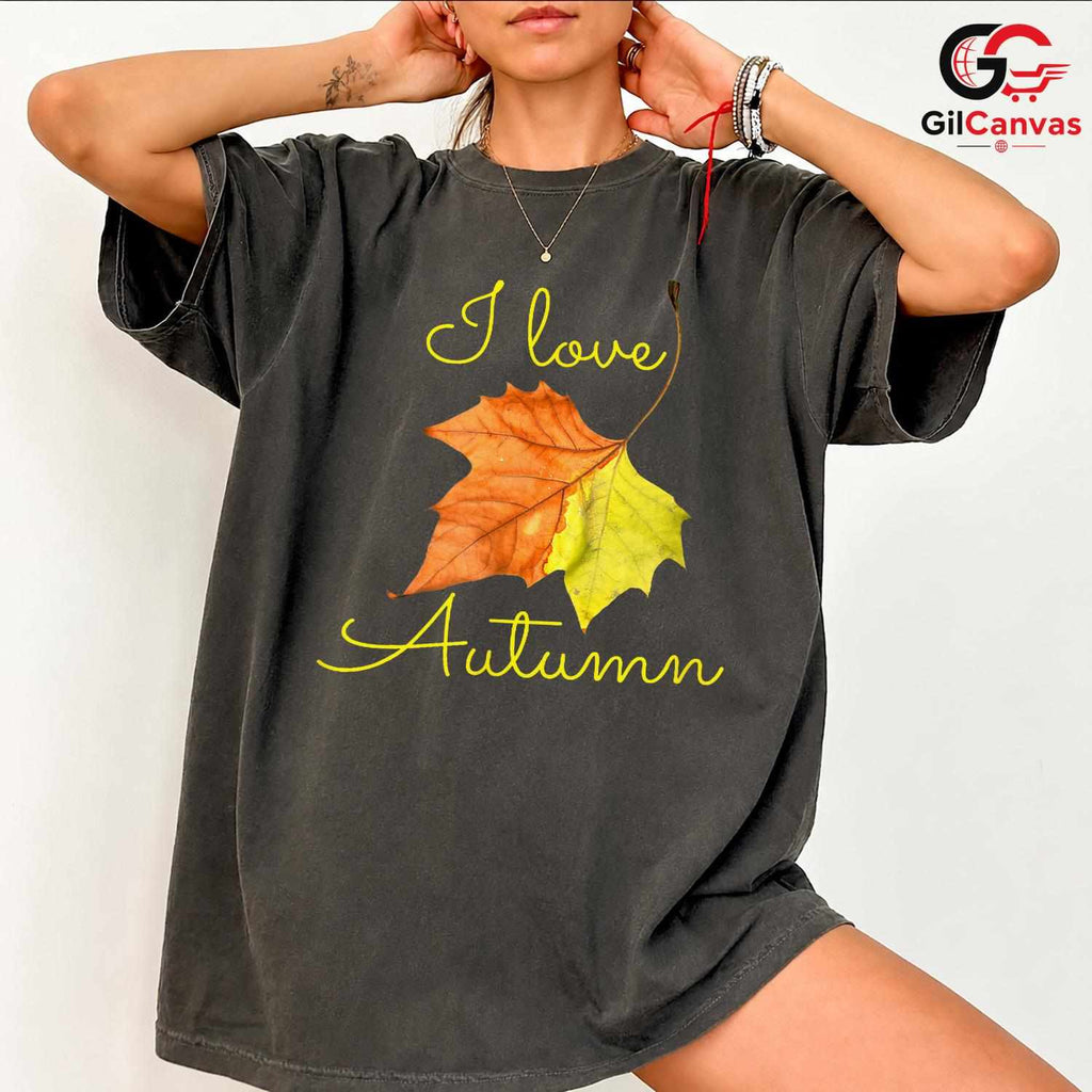 Colorful Leaves Autumn Shirt Unisex Perfect Fall Season Lover Gift Idea For All