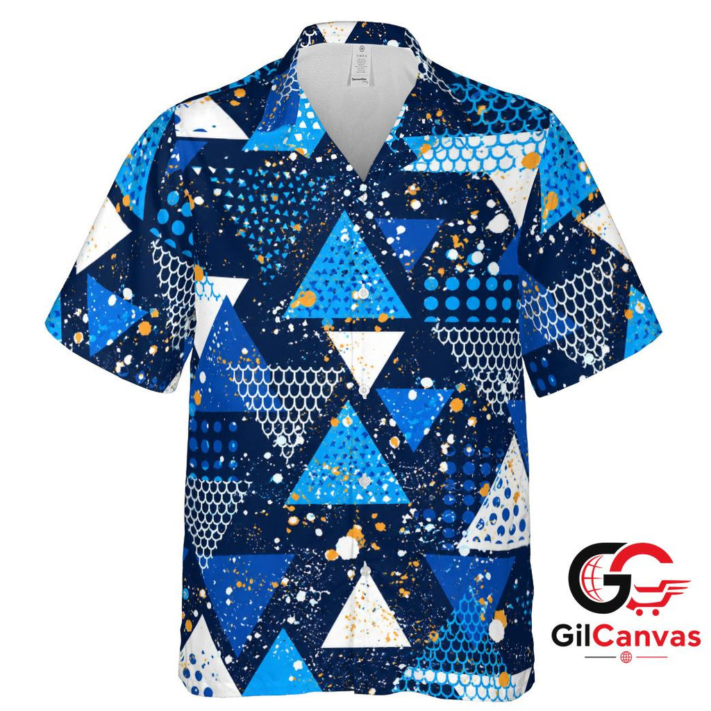 Colorful Shapes Hawaiian Shirt Perfect Summer Beach Parties Unisex Apparel