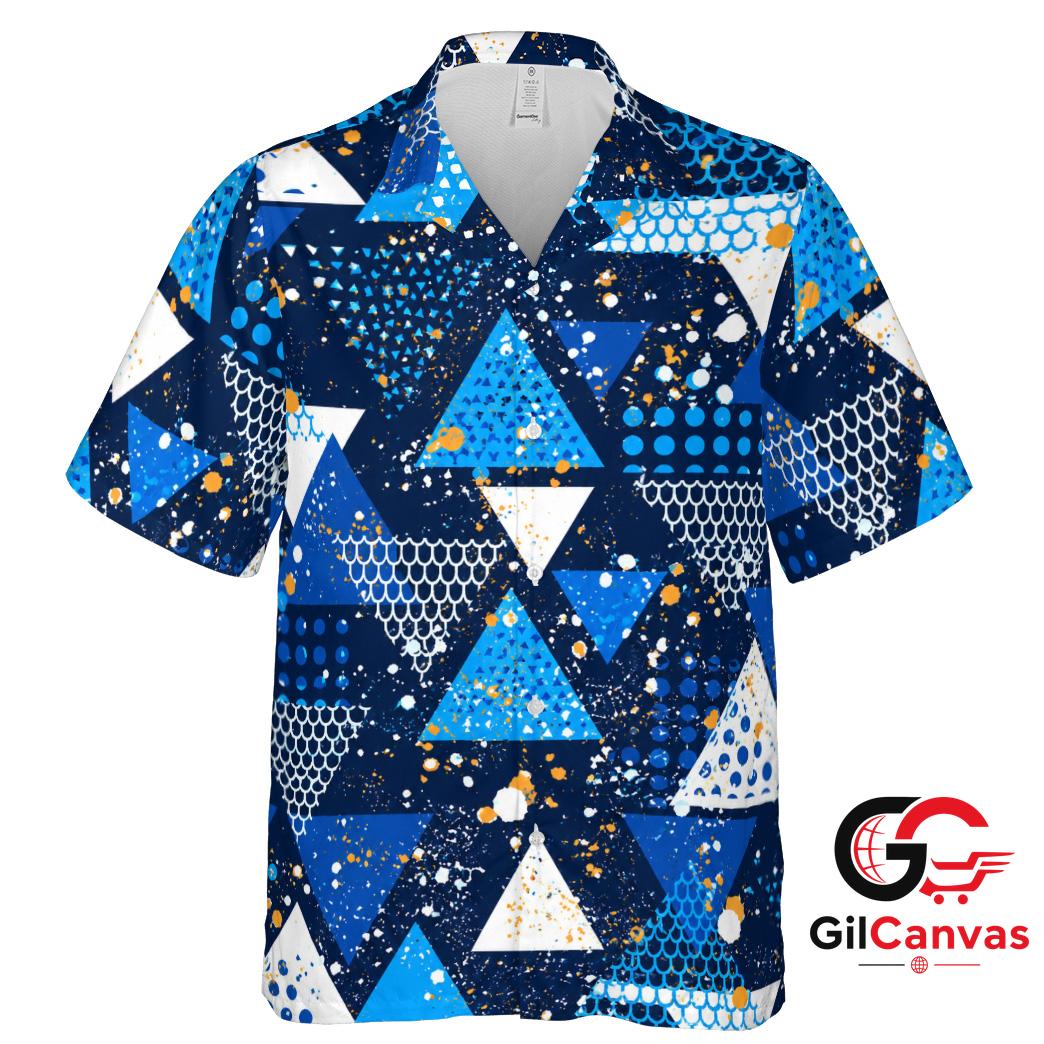 Colorful Shapes Hawaiian Shirt Perfect Summer Beach Parties Unisex Apparel