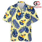 Colorful Tropical Floral Shirt, Unisex Vibrant Vibes For Summer Beach Fun