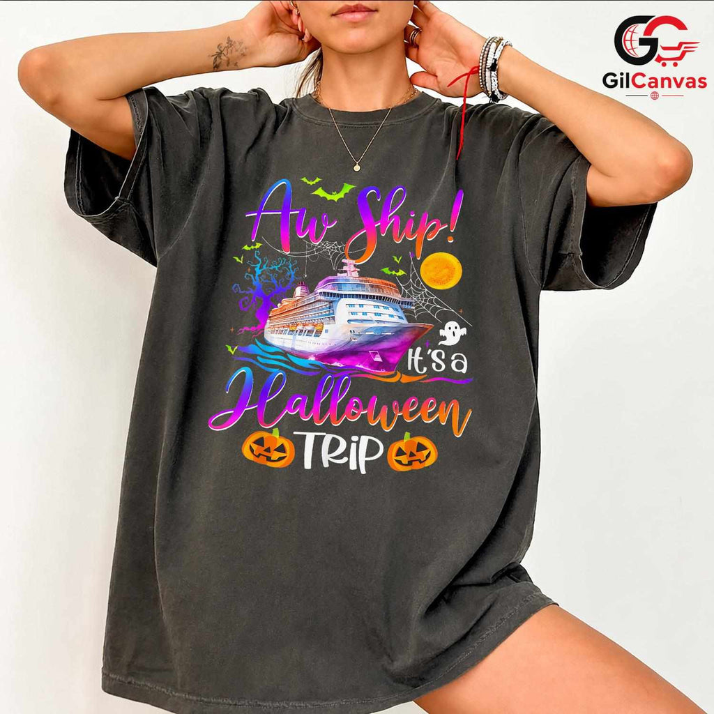 Cruise Squad Halloween Tee Shirt Unisex Aw Ship Fun Trip Gift For Lovers