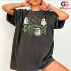 Cute Ghost Plant Lover Tee Shirt Unisex Spooky Botanical Gardening Gift Idea