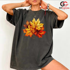 Fall Leaves Nature Lover Shirt Unisex Cozy Autumn Celebration Gift For All