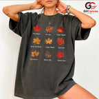Fall Leaves Nature Season Tee Unisex Perfect Cozy Autumn Gift For All Ages