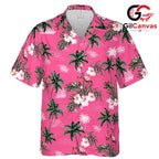 Flamingo Hawaiian Shirt for Women, Stylish Tropical Fun Summer Gatherings