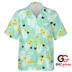 Floral Design Hawaiian Shirt For Unisex Summer Vacation Tropical Style Wear