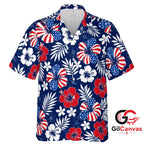 Floral Pattern Hawaiian Shirt For Summer Vacations Unisex Beach Wear Vibe