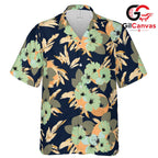 Floral Print Summer Shirt Men, Stylish Casual Top for Beachwear Vacation