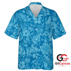 Floral Print Tee Hawaiian Shirt Beach Vacation Outing Men Tropical Styles