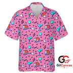 Fun Animal Tee Hawaiian Shirt For Summer Party Unisex Beach Vibes Apparel