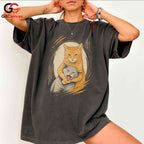 Funny Cat Awareness T-Shirt Men Women Cute Feline Graphic Pet Lover Fun Shirt