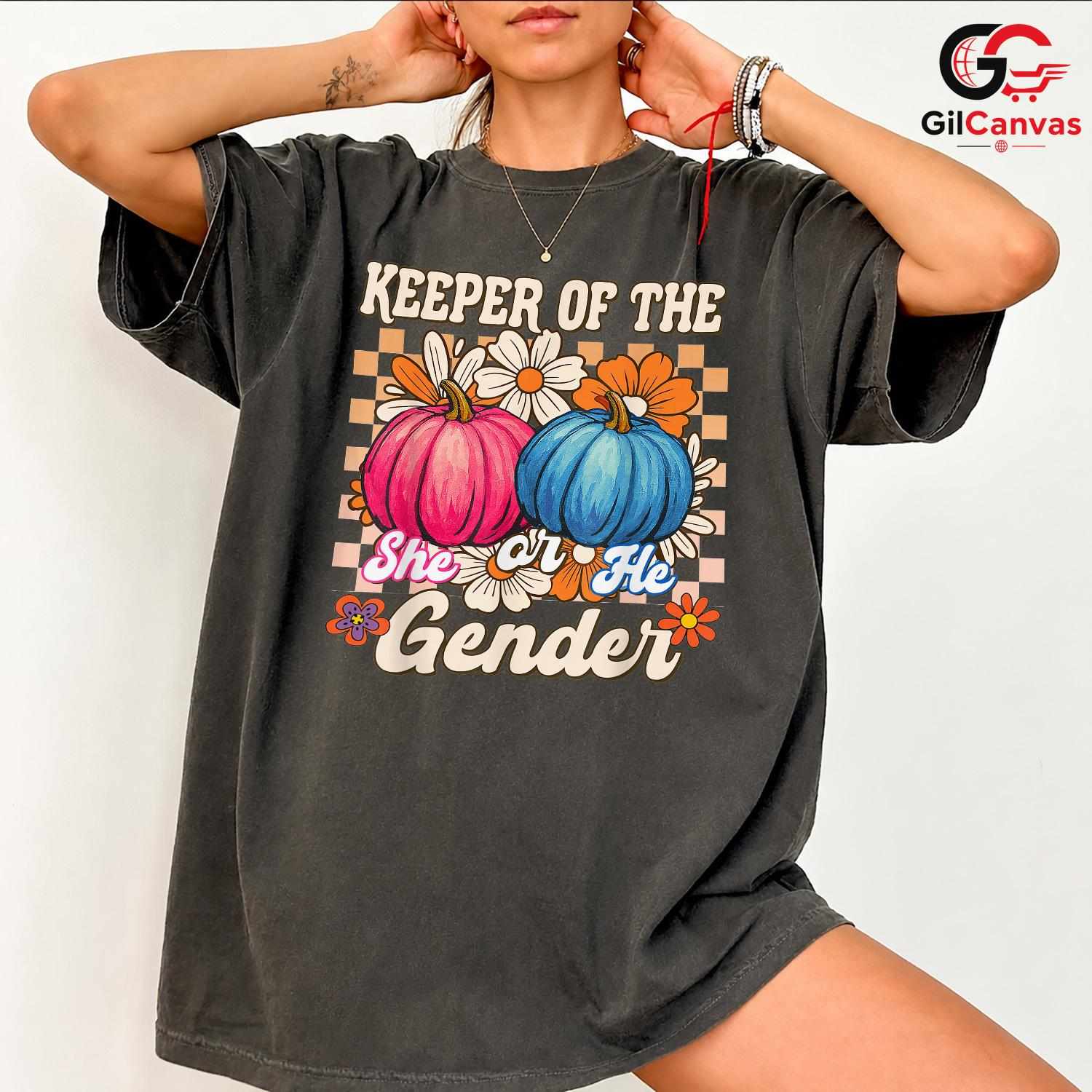 Funny Gender Reveal T-Shirt Unisex Cute Baby Shower Party Event Gift Friends