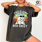 Funny Ghost Spooky Tee Shirt Unisex Perfect Halloween Season Gift For Adults