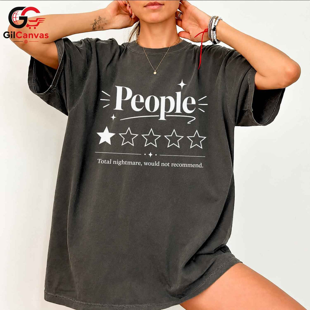 Funny People Review T-Shirt Unisex Halloween Festivities Friends Gag Gift Tee