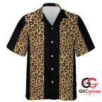 Leopard Print Hawaiian Shirt For Beach Parties Unisex Summer Stylish Attire