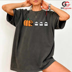 Pumpkin Ghosts Spooky T-Shirt Unisex Fun Halloween Event Gift For All Ages