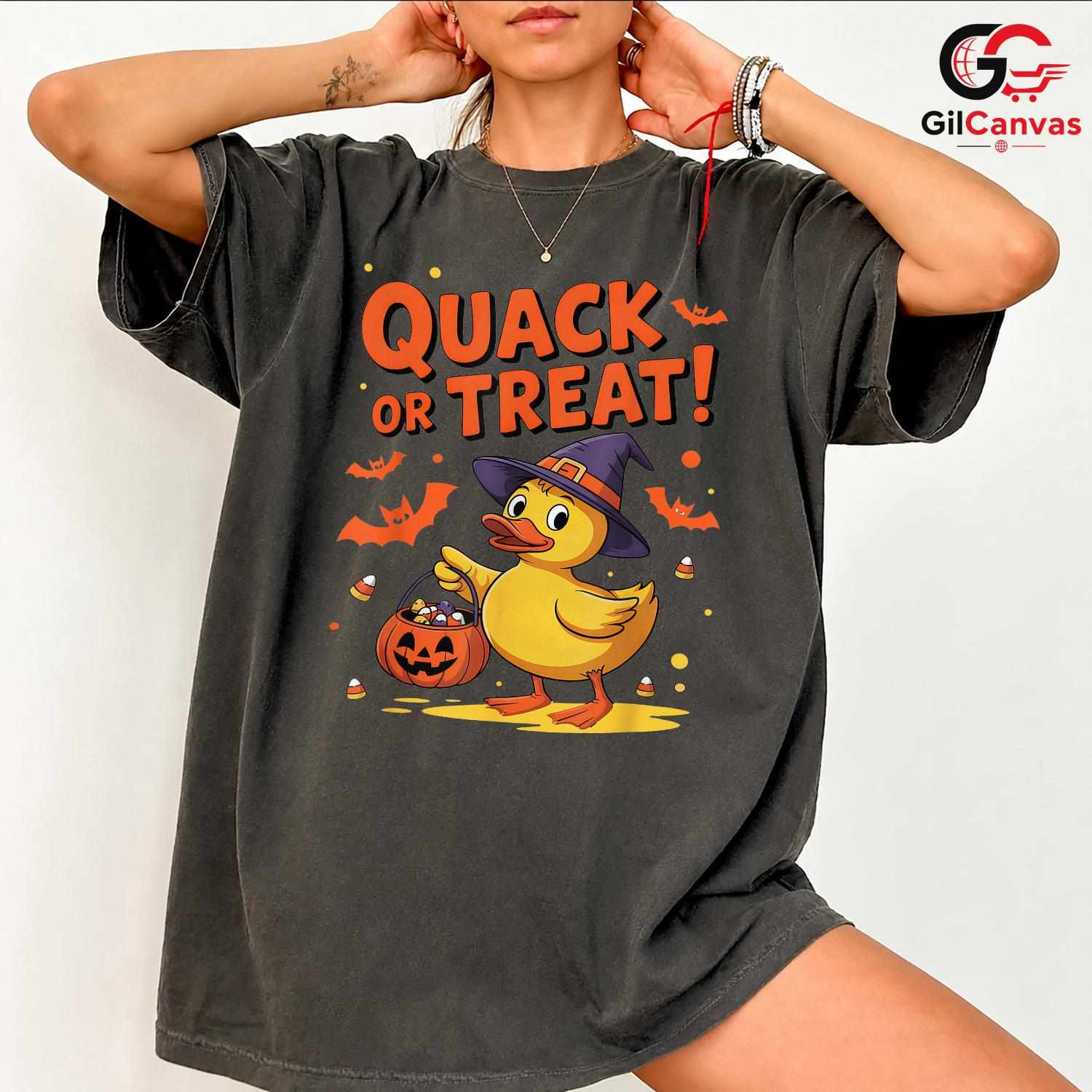 Quacking Duck Halloween T-Shirt Unisex Fun Trick Or Treat Gift Idea For Kids