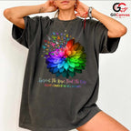Rainbow Ribbon Hope Cure Shirt Unisex Cancer Awareness Survivor Gift For All