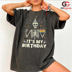 Skeleton Lover Birthday T-Shirt Unisex Fun Spooky Halloween Fan Party Gift