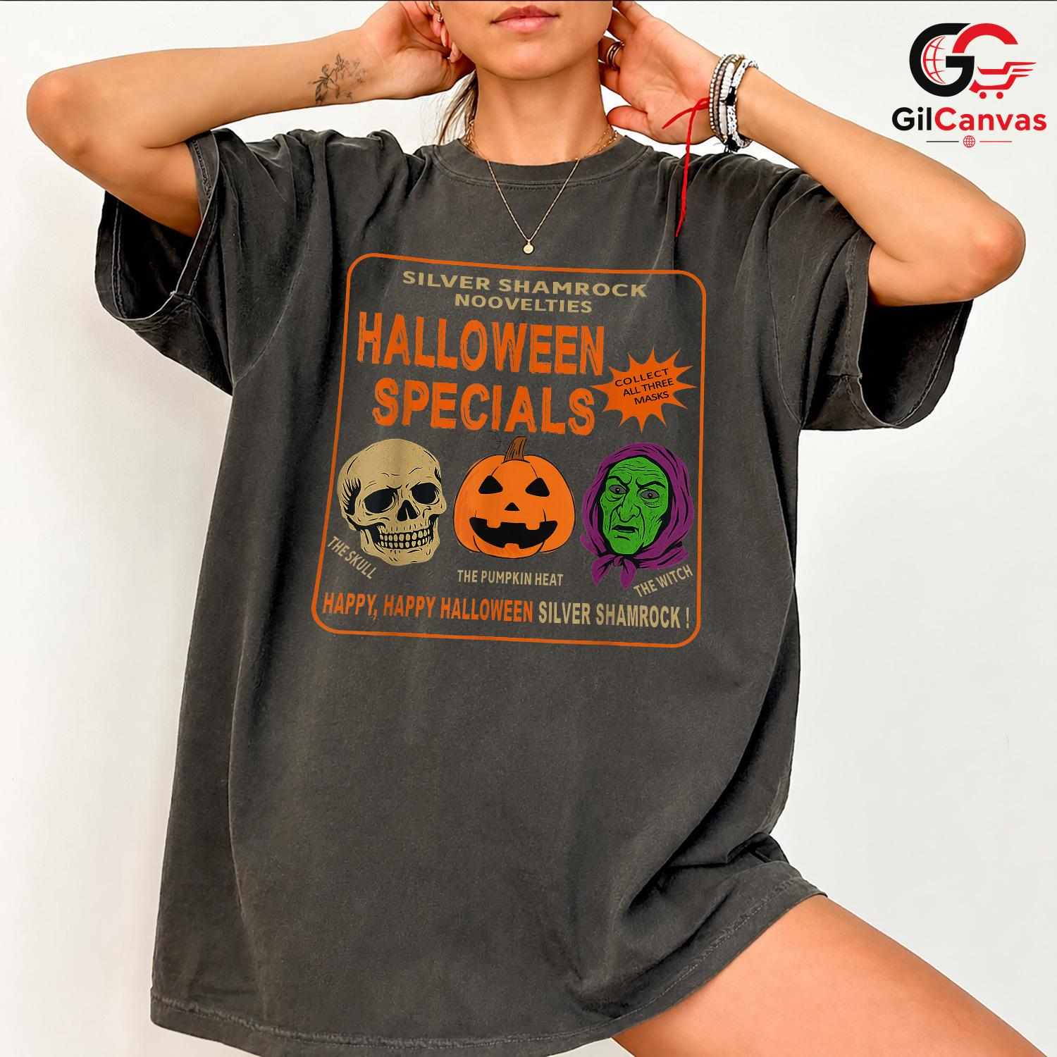 Skull Pumpkin Halloween Tee Shirt Unisex Perfect Spooky Event Gift For Adults